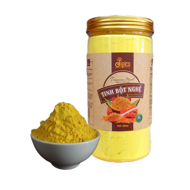 Tinh bột nghệ nếp đỏ nguyên chất