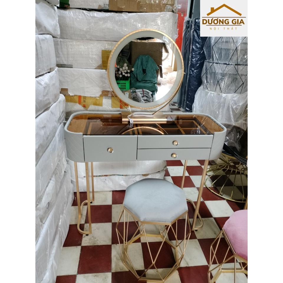 Bộ bàn phấn bọc nỉ, bàn trang điểm bọc nhung. miễn phí giao hàng HCM