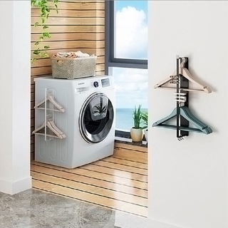 Giá treo móc quần áo dán máy giặt tiện dụng