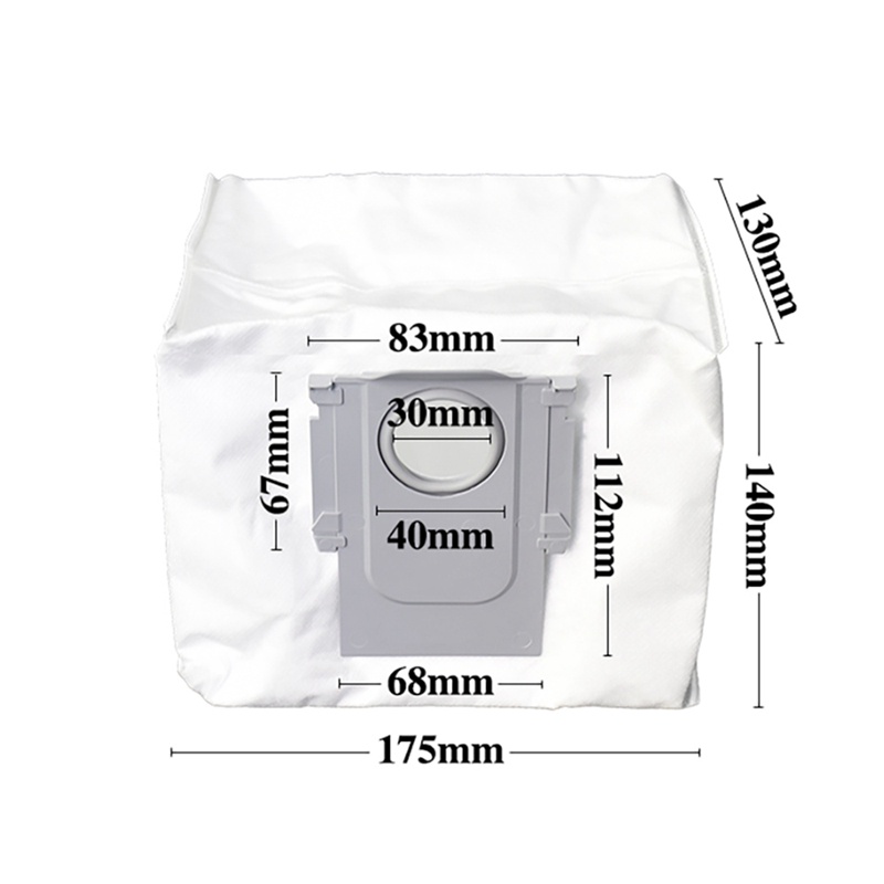 Bộ 3 Túi Đựng Bụi Thay Thế Cho Robot Hút Bụi Xiaomi Stone G10S / S7 MAXV Ultra