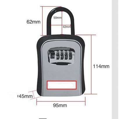 Hộp đựng chìa khóa lockbox có móc treo cố định