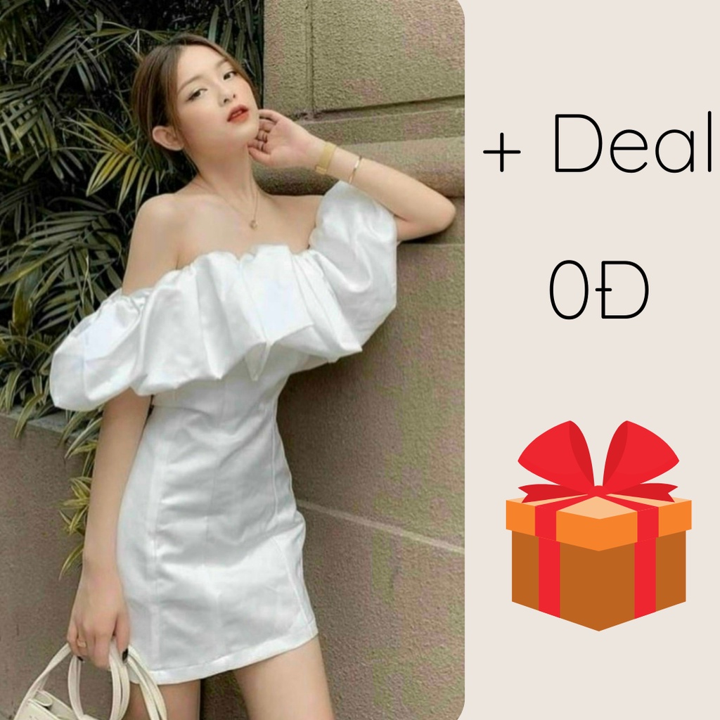 Đầm trễ vai siêu sang - 𝐌𝐎𝐋𝐋𝐘 𝐃𝐑𝐄𝐒𝐒 -