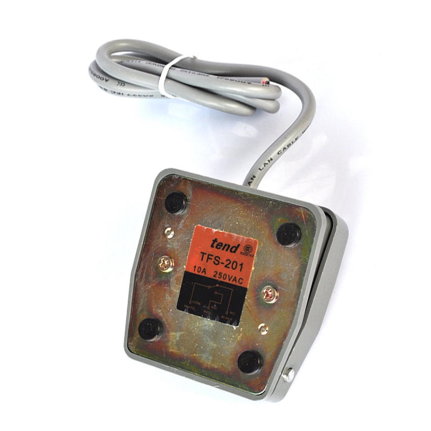 Công tắc bàn đạp chân Foot Switch TFS 201 10A 250V LAKISAN - Màu ghi xám - Bền đẹp