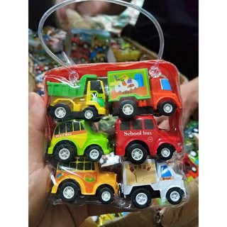 TÚI 6 Ô TÔ ĐỒ CHƠI MINI CHO BÉ