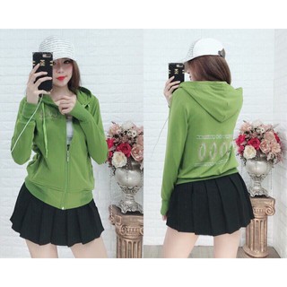 Áo Khoác Da Cá Nữ Đính Đá Coco