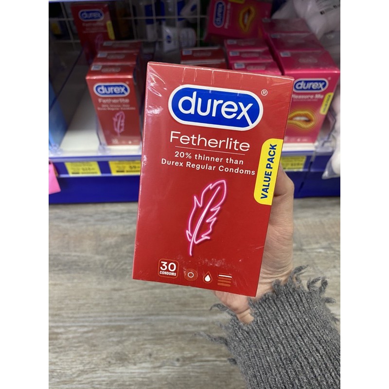 Bao cao su Durex Fetherlite úc