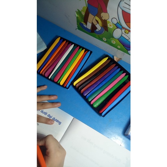 Bộ 24 bút màu hữu cơ cho bé tập vẽ - cao cấp tự nhiên an toàn - tiết kiệm - ảnh sản phẩm 3