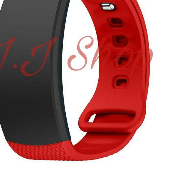 Silicone Dây Đeo Silicon Thay Thế Cho Đồng Hồ Thông Minh Samsung Galaxy Gear Fit 2 Sm-R360 Đen