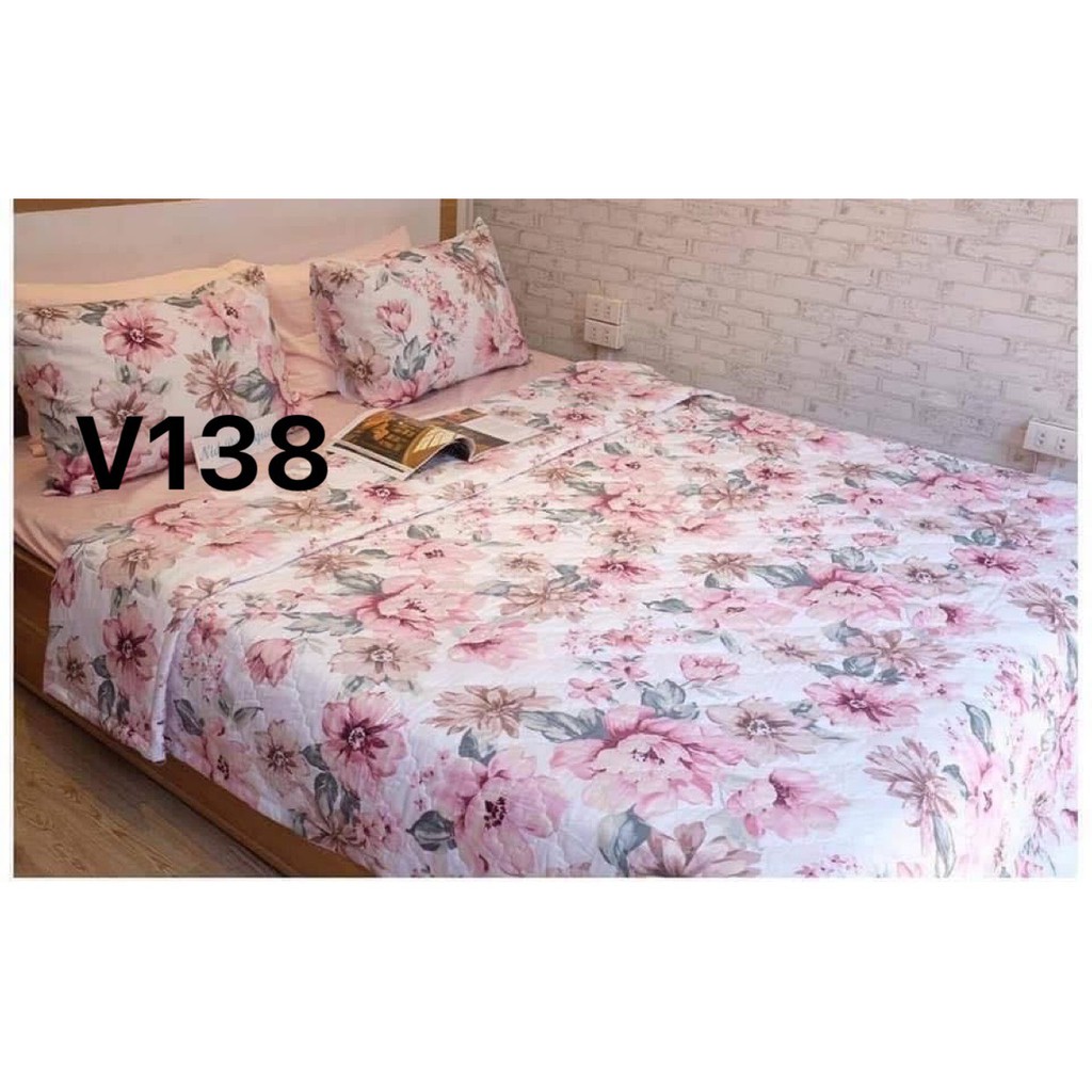Ga gối thô lụa Hàn Quốc dành cho đệm 1,6x2