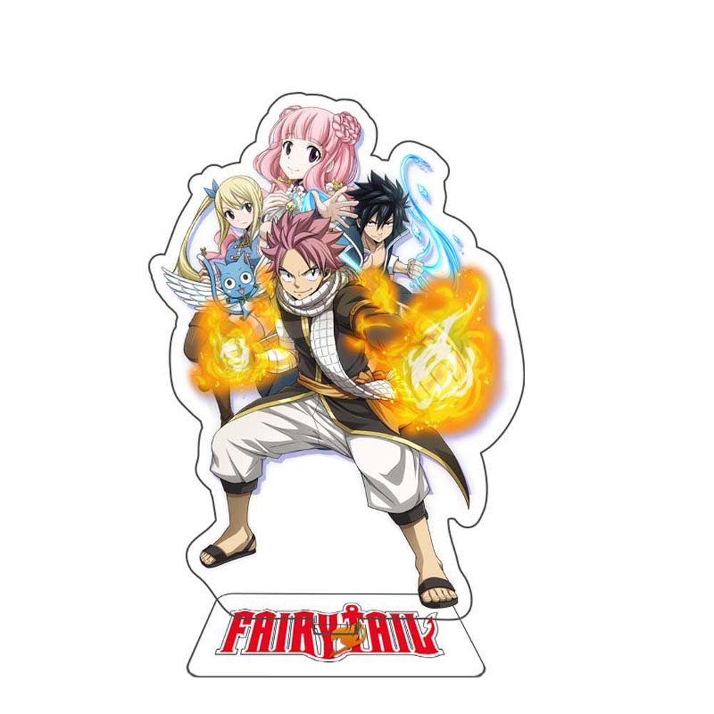 Mô Hình Nhân Vật Anime Fairy Tail Bằng Acrylic Đứng Để Bàn Trang Trí