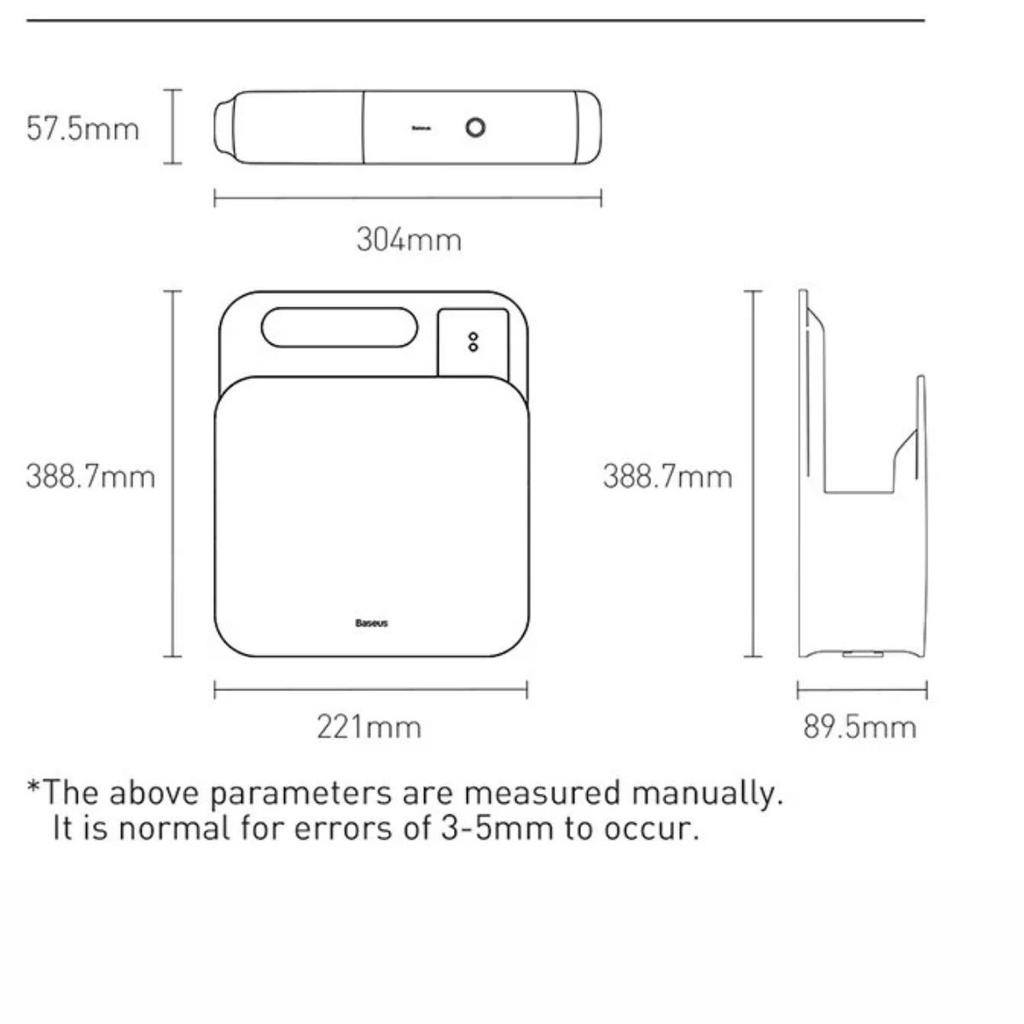 Máy Hút Bụi Baseus H5 Mini Cầm Tay Không Dây 110W 1600Pa 10.000mAh Hộp Đựng Kiêm Sạc Cho Xe Hơi Nhà Cửa Văn Phòng LVP010