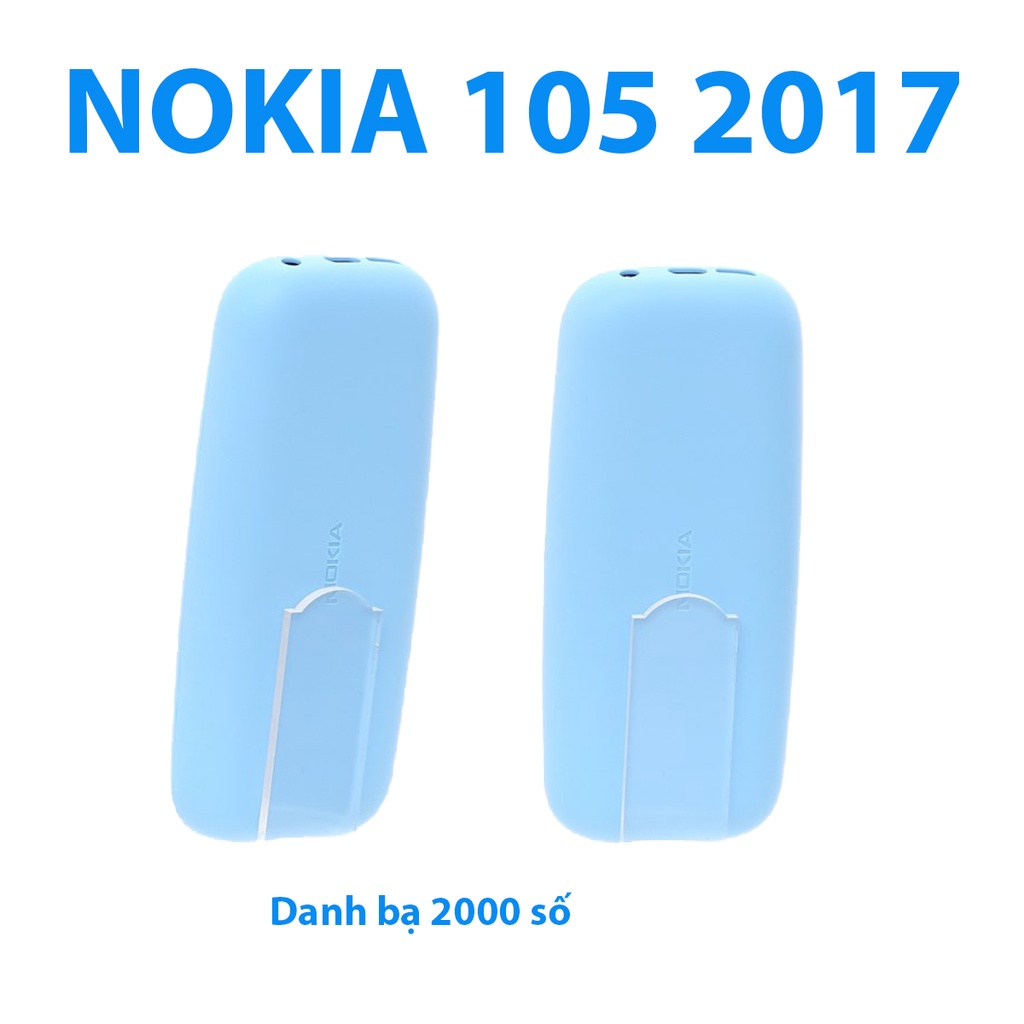 Điện Thoại Nokia 105 2 Sim Cổ (2017) Zin Chính Hãng Bền Đẹp Pin Trâu Giá Rẻ Phím Êm Mượt Màu Xanh Đen Nhỏ Gọn Bo Góc | BigBuy360 - bigbuy360.vn