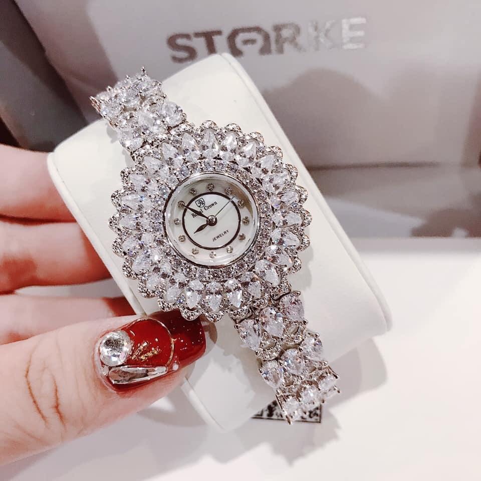 Đồng Hồ Nữ Royal Crown 6804 Silver 36mm