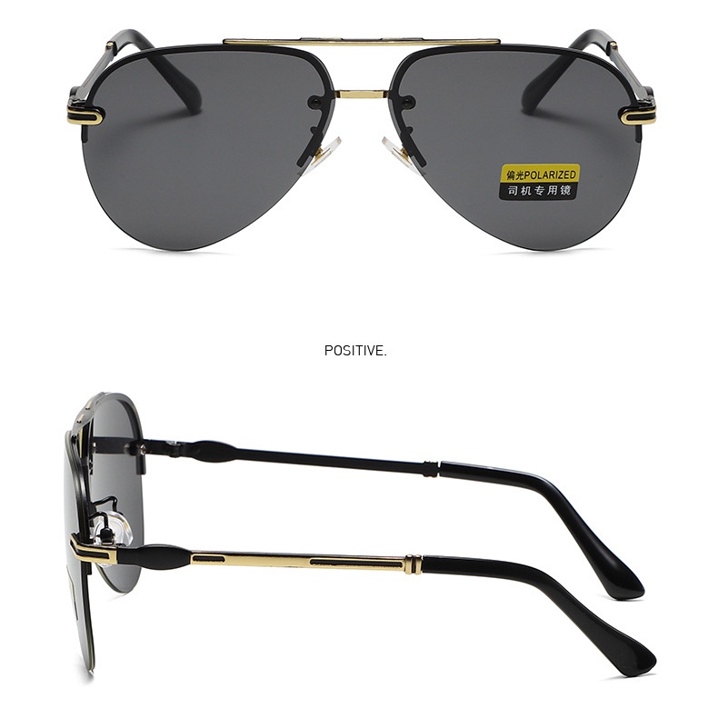 Kính mát nam M30b phân cực chống tia UV kiểu dáng phi công thời trang sử dụng khi đi đường, dã ngoại gọng bằng thép