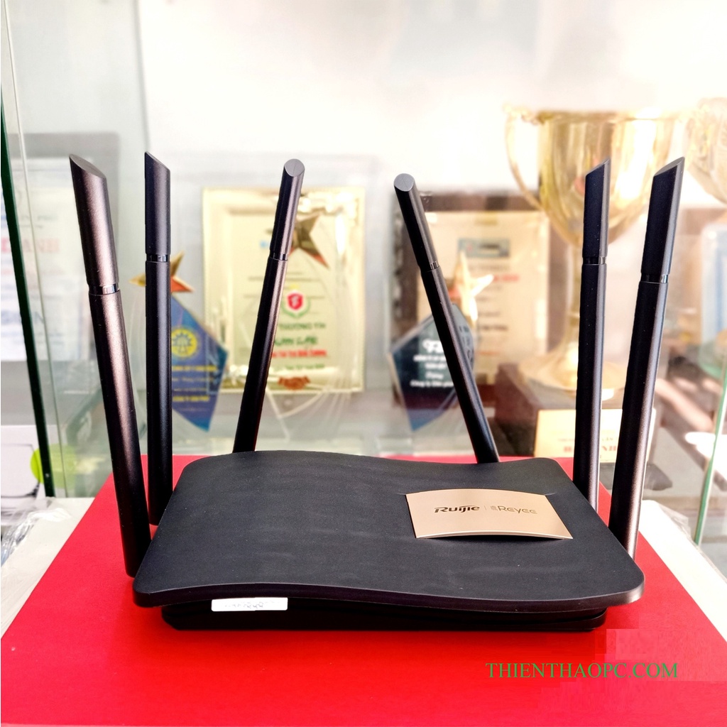 Bộ Phát WiFi Router Ruijie EW1200G Pro Băng Tần Kép Chuẩn AC1300Mbps Gigabit