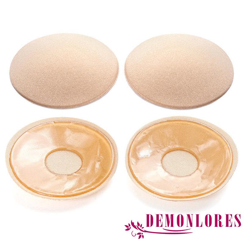 Miếng silicone dán đầu ngực nữ hình tròn/hoa tái sử dụng được