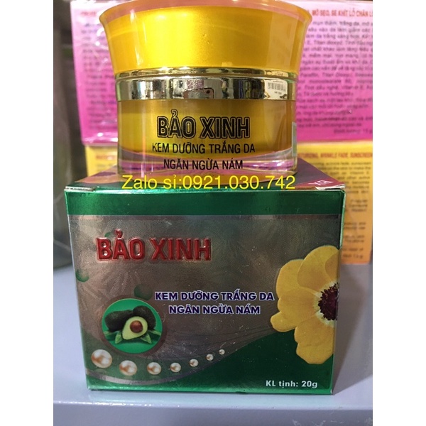 Kem Bảo xinh  trắng da -giảm nám hủ 20g