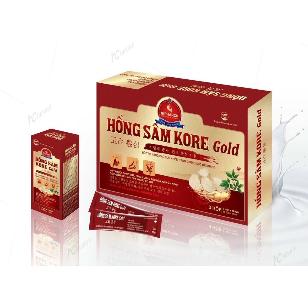 Hồng Sâm Hàn Quốc Kore Gold Hỗ Trợ Nâng Cao Sức Khỏe Tăng Cường Sức Đề Kháng, Tăng Cường Tiêu Hóa