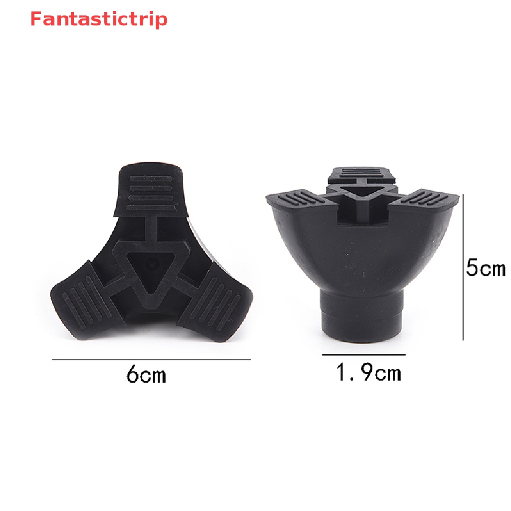 [Fantastictrip] 1 Đầu Gậy Ba Chân Tự Đứng Đế Cao Su Chống Trượt Mới