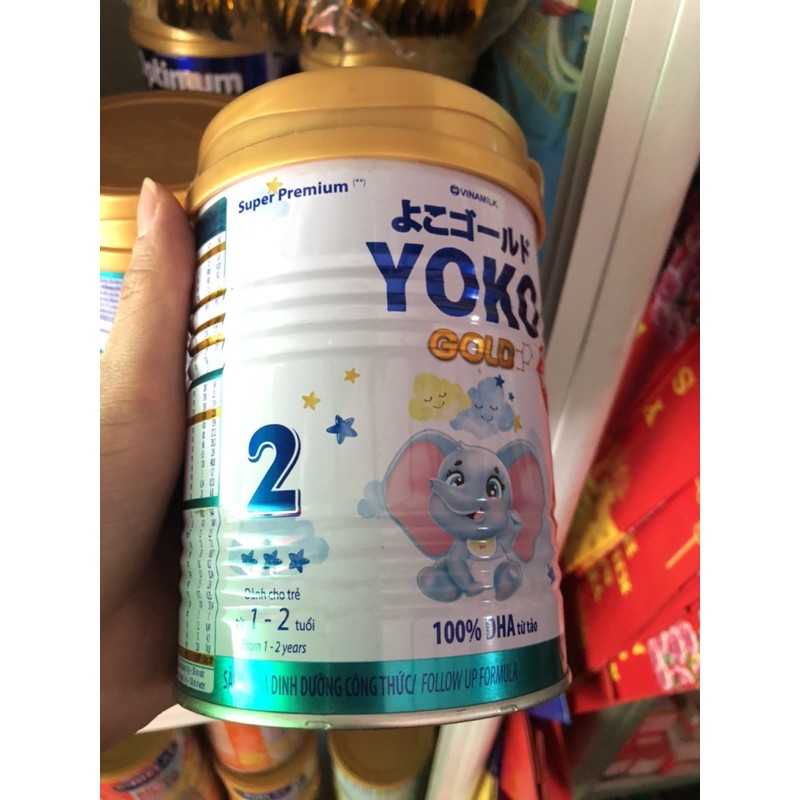 Sữa Yoko Gold số 1&2 cho bé từ 0-12 tháng hộp 350g