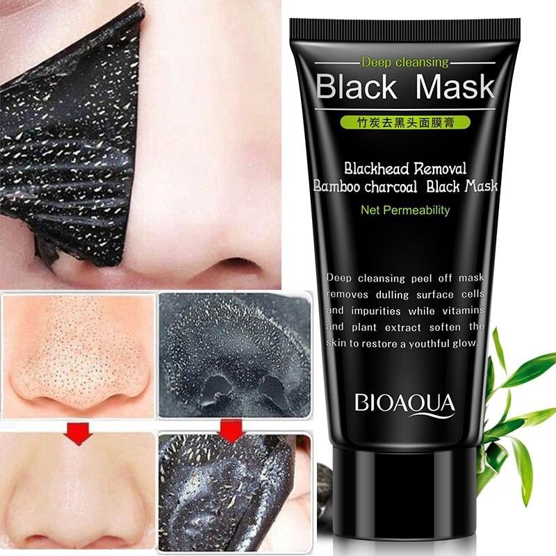 Mặt Nạ Than Tre Lột Mụn Đầu Đen Kiềm Dầu Làm Sạch Sâu Lỗ Chân Lông Bioaqua