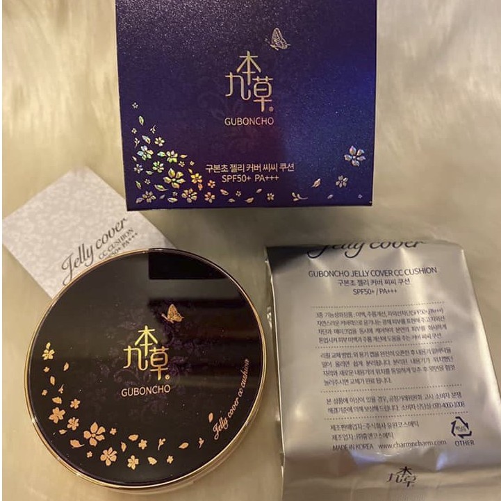 Phấn nước có chống nắng Guboncho UGB - Guboncho Jelly Cover CC Cushion SPF 50 PA+++ - chống nắng và cho lớp nền tự nhiên | BigBuy360 - bigbuy360.vn
