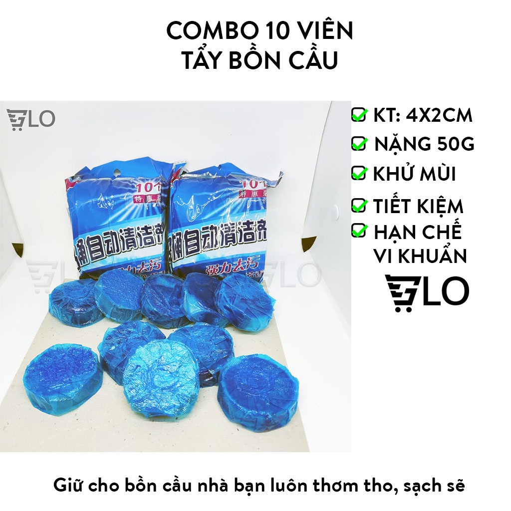 Combo 10 Viên Tẩy Bồn Cầu Ka010