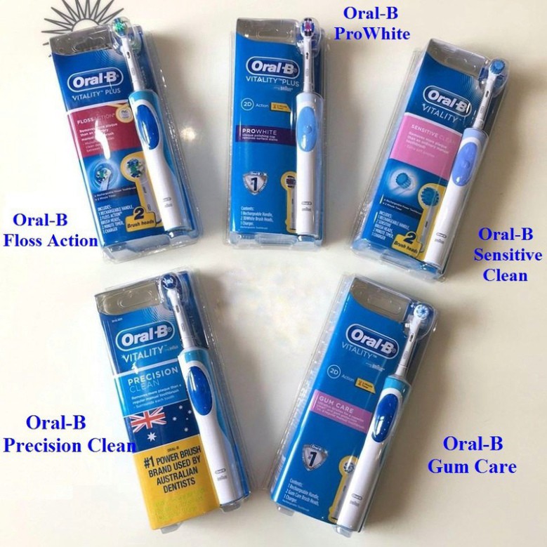 Giá Shock Free Ship Bàn chải điện Oral-b Braun Vitality chính hãng trẻ em và người lớn