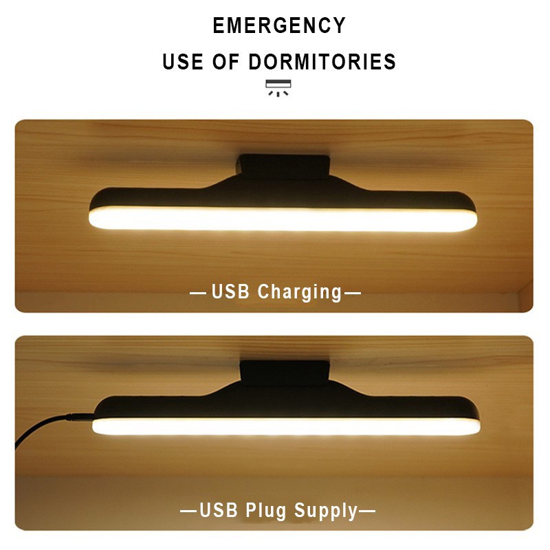 Thanh đèn led Licer 1800mAh có thể sạc lại bằng cáp USB bảo vệ mắt người sử dụng kèm phụ kiện