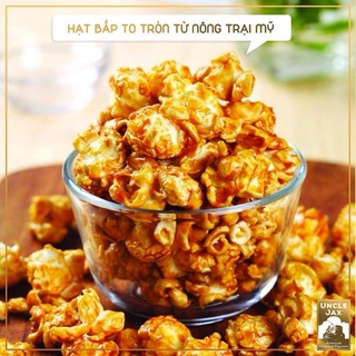 Bắp rang Uncle Jax vị: Caramel Chicago (180G size đại)