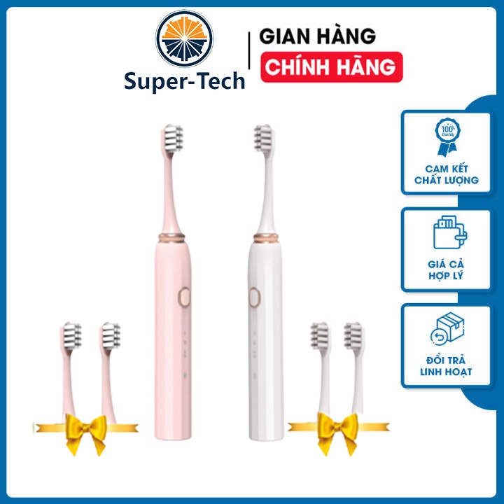 Bàn Chải Đánh Răng Điện Sonic X20 Cao Cấp - Bàn Chải Điện 3 Chế Độ Làm Sạch Sâu Thiết Kế Hiện Đại, Pin khỏe, Chống Nước