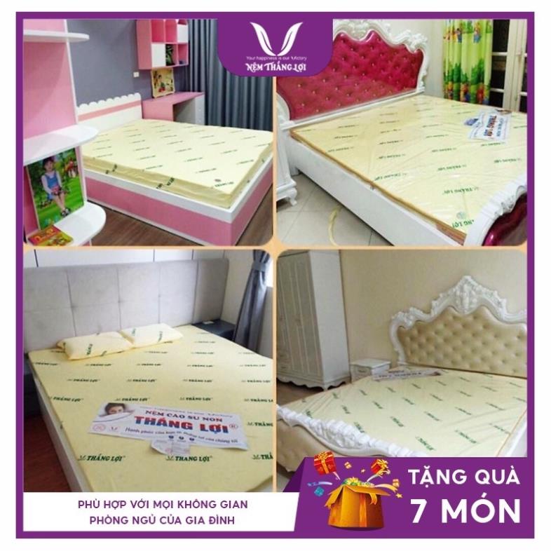 Nệm cao su. non thắng lợi đây đủ kích thước từ 1m đến2m2 miễn phí giao hàng sai gòn )
