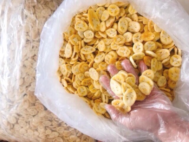 0,5kg Chuối Sấy Nguyên Loại Xuất Khẩu