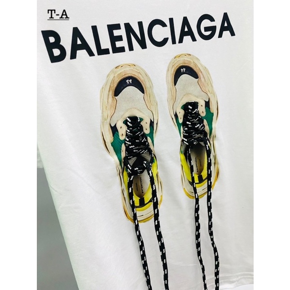 Áo phông in hình đôi giầy kèm dây thật AP118