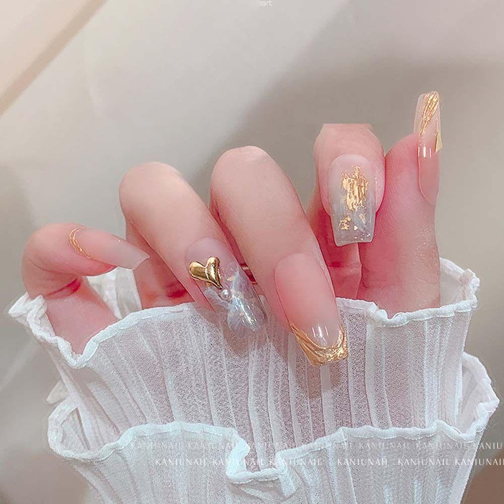 Phụ Kiện Trang Trí Móng Tay Nghệ Thuật Hình Trái Tim / Trái Tim 3D Bằng Hợp Kim