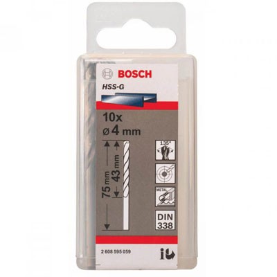 Mũi khoan sắt và inox cao cấp Bosch 2mm-7.5mm