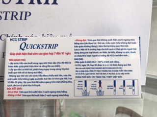 Que thử thai Quickstrip