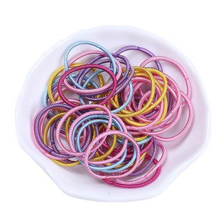 Set 50 Dây Cột Tóc Dễ Thương Cho Bé Gái