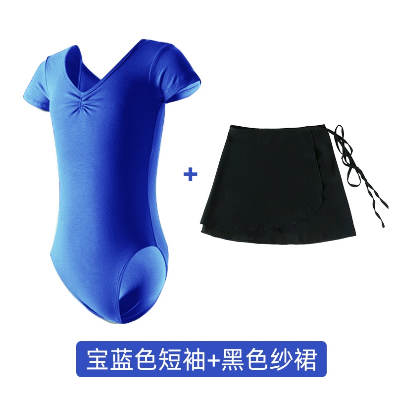 Bộ Đồ Tập Múa Ba Lê Ngắn Tay Thời Trang Cho Nữ