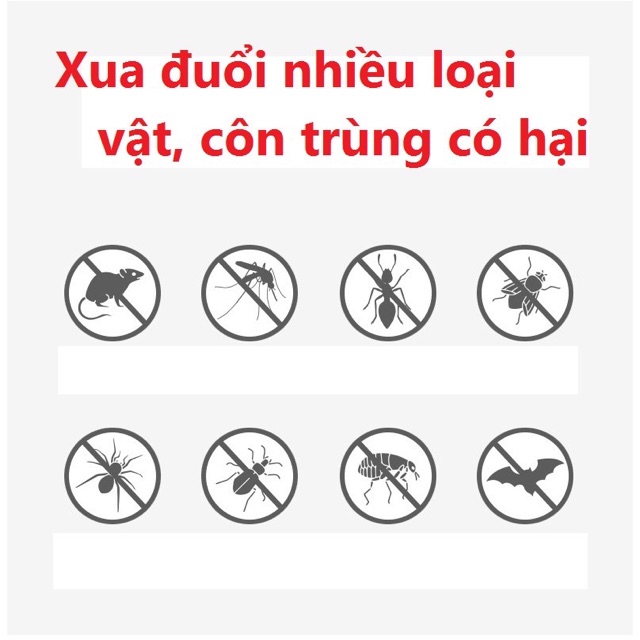 Máy đuổi côn trùng bằng sóng siêu âm loại tròn