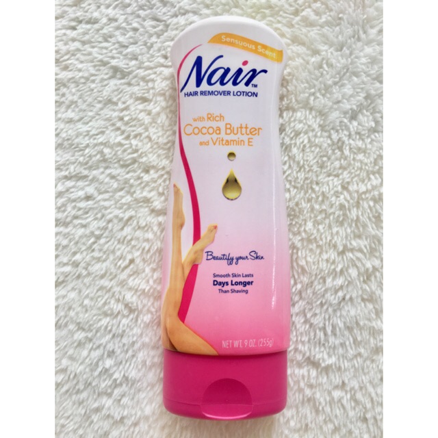 Kem tẩy lông Nair HAIR REMOVR LOTION (255g)MỸ