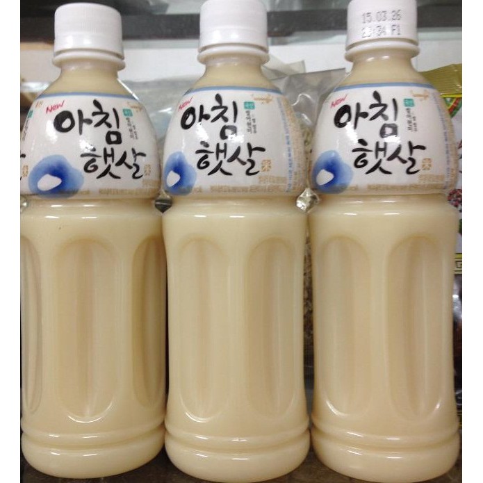 500ml Sữa Gạo - Nước gạo Hàn Quốc chai- Thương hiệu BÒ ĐỘI NÓN