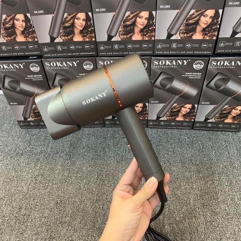 Máy sấy tóc SOKANY chính hãng siêu tiện lợi sấy mạnh nhanh khô không bị sơ tóc