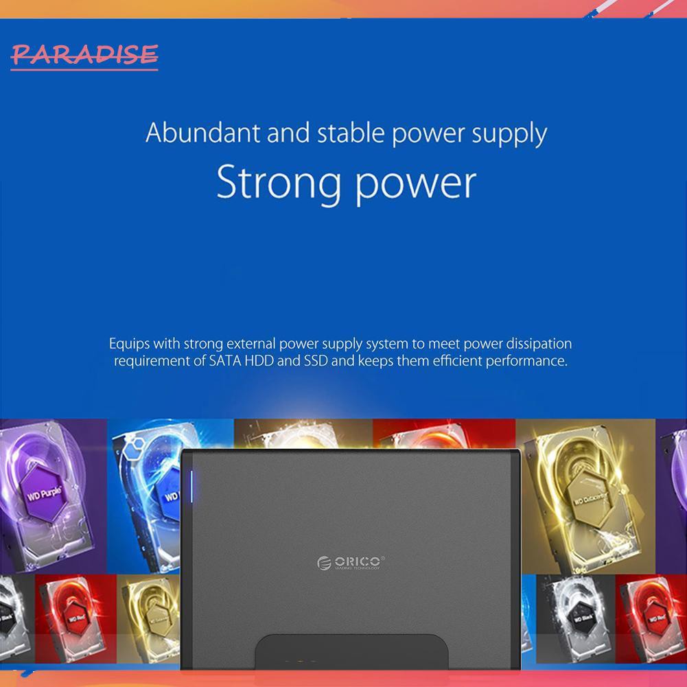 Hộp Đựng Ổ Cứng Ngoài Orico 7688c3 3.5 Inch Type-C Usb3.1 | BigBuy360 - bigbuy360.vn