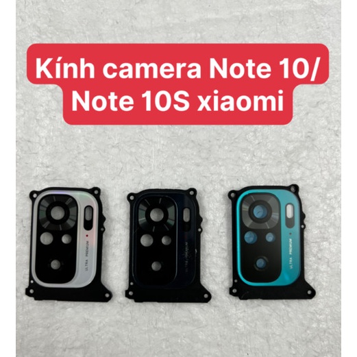 Kính camera + vành redmi note 10/note 10S xiaomi