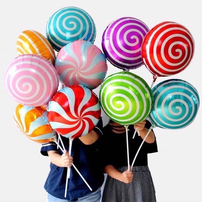 Bóng hình bánh donut, hoa  quả, bóng kẹo ngộ nghĩnh đáng yêu trang trí sinh nhật,party