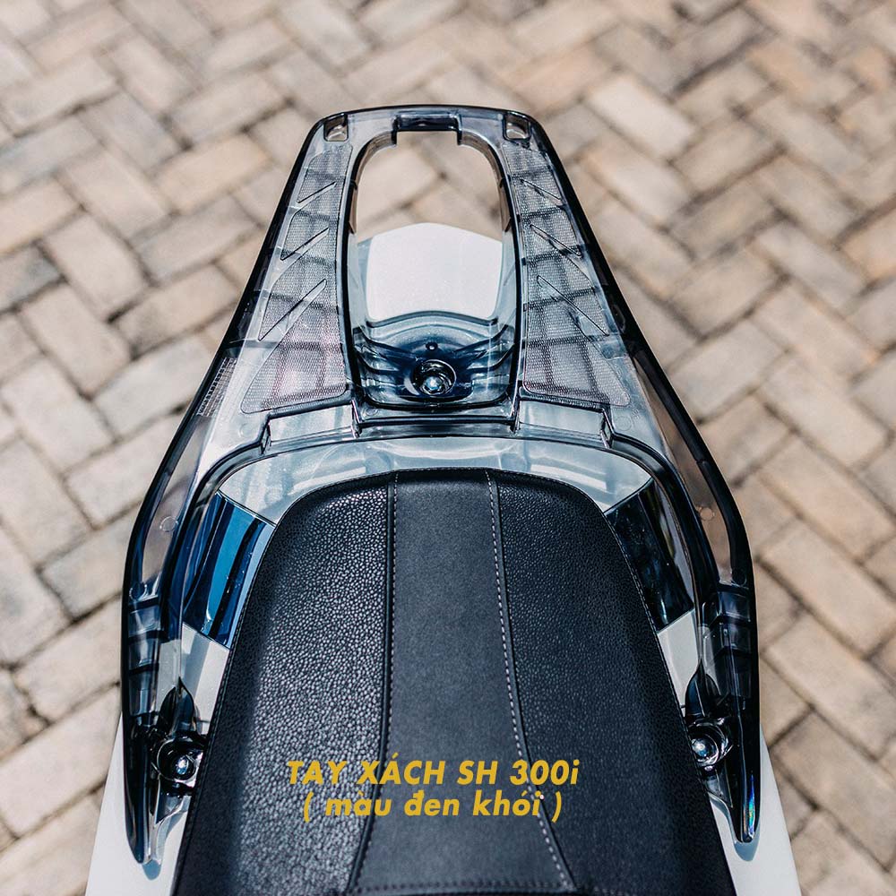 Cảng sau SH125i, SH150i, SH300i, tay dắt trong suốt kiểu dáng SH300i hàng Zhi.pat chính hãng thay thế tay dắt zin