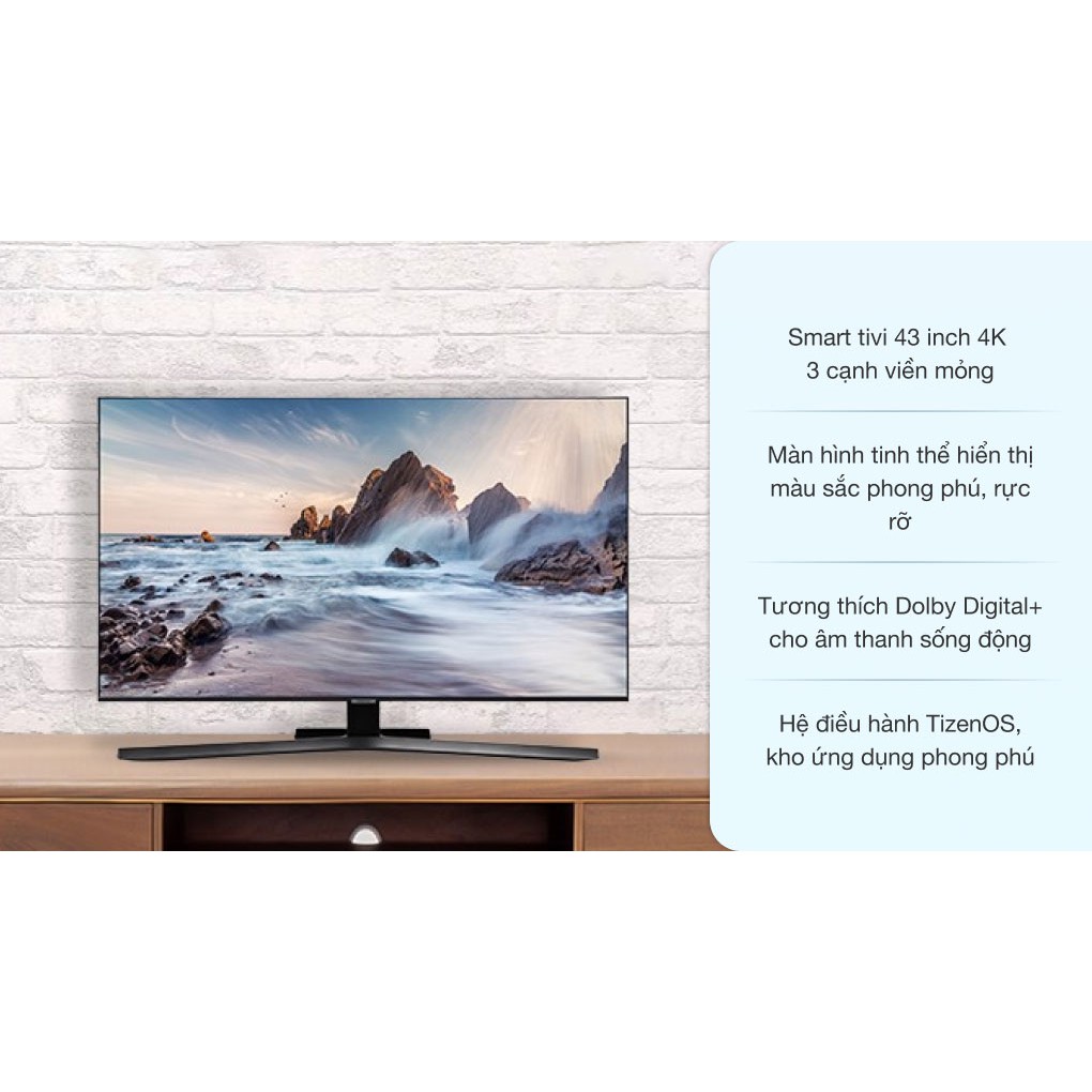 Smart Tivi Samsung 4K 43 inch UA43TU8500 (Miễn phí giao tại HCM-ngoài tỉnh liên hệ shop)