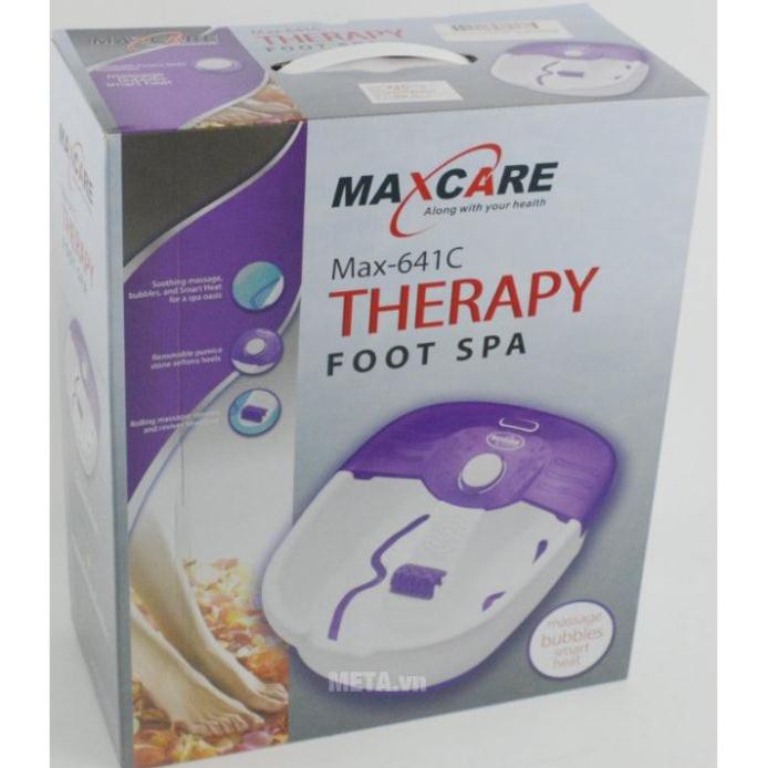 Bồn ngâm mát xa chân Maxcare-641C tặng thảo được ngâm chân (gói 5 túi)