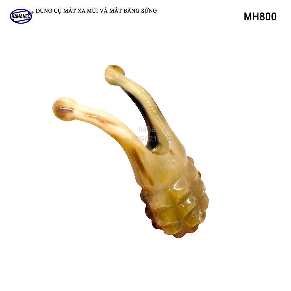 Dụng Cụ Massage Mũi Mắt Bằng Sừng HAHANCO Thon Gọn Mũi/ Thông Tuyến Nước Mắt - MH800